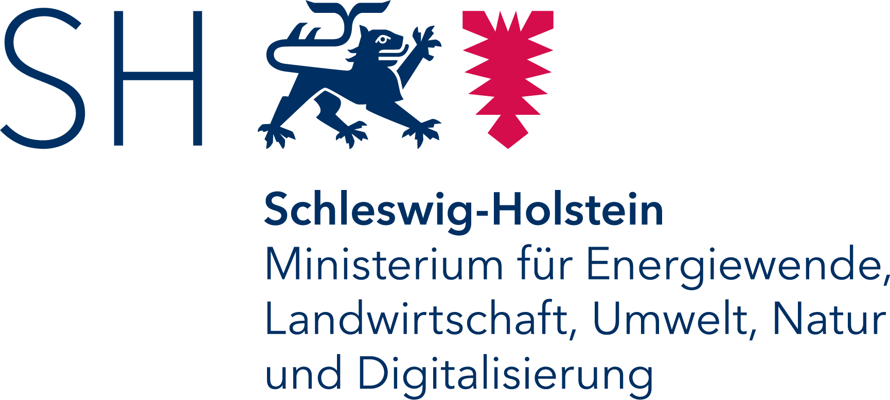 Logo-Ministerium für Energiewende, Landwirtschaft, Umwelt, Natur und Digitalisierung Schleswig-Holstein