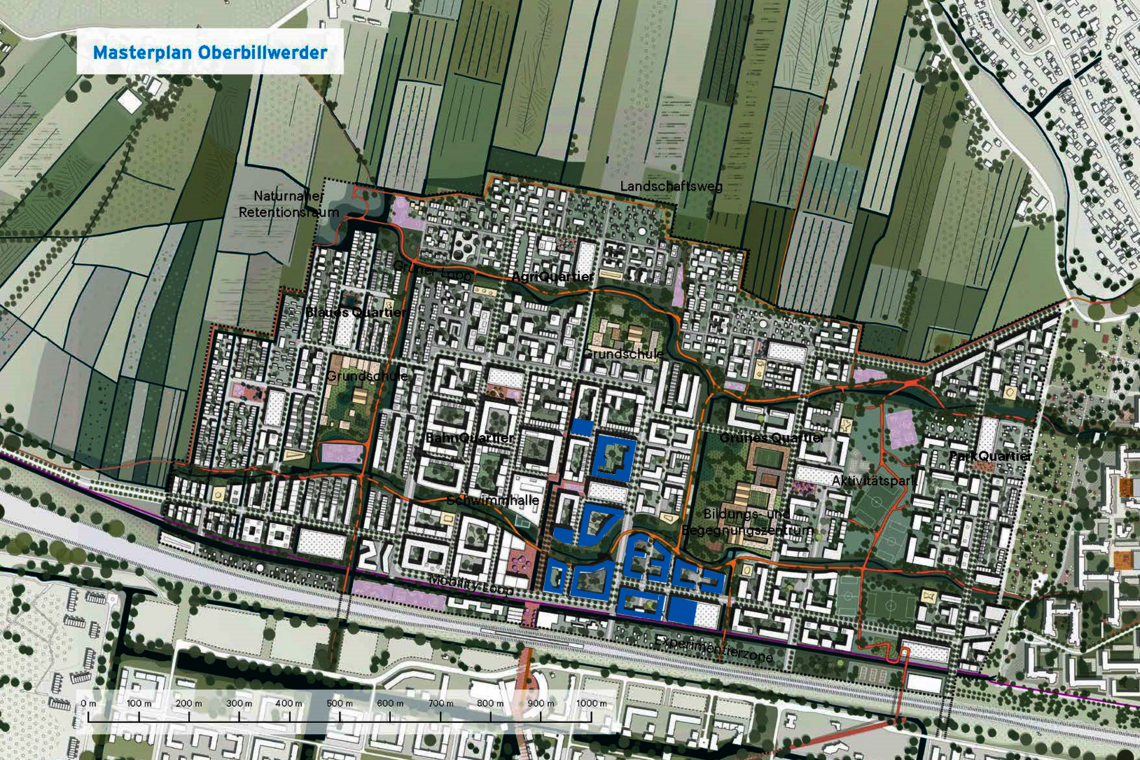 Oberbillwerder Masterplan - Verortung HAW Hamburg