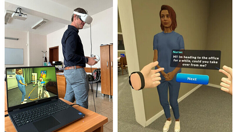 VR-Simulation des Projekts "Safe4Child"