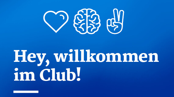 Grafik mit Herz, Gehirn und Hand