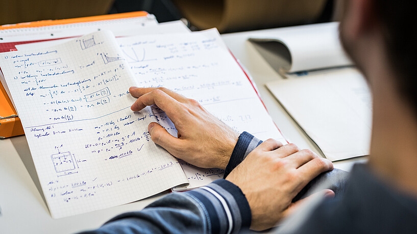 Studierende in der Thermodynamik-Vorlesung