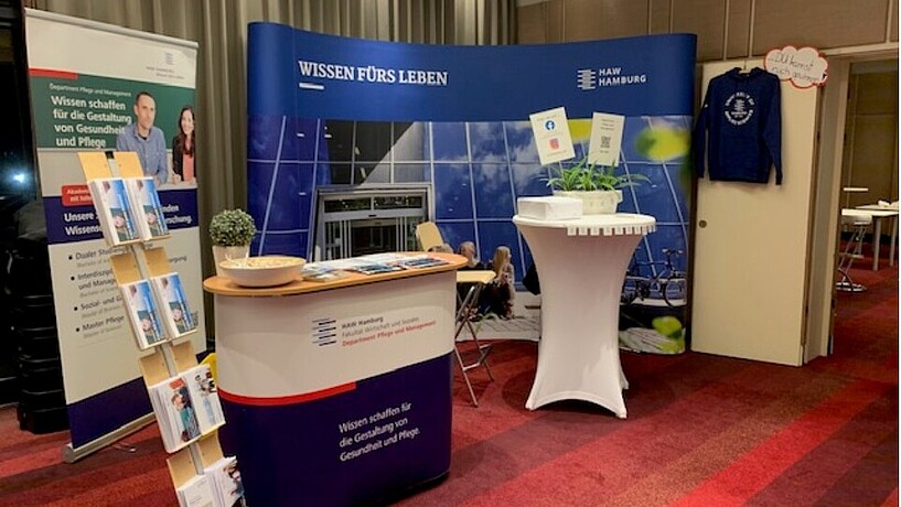 Stand auf dem 17. Gesundheitspflegekongress in Hamburg.