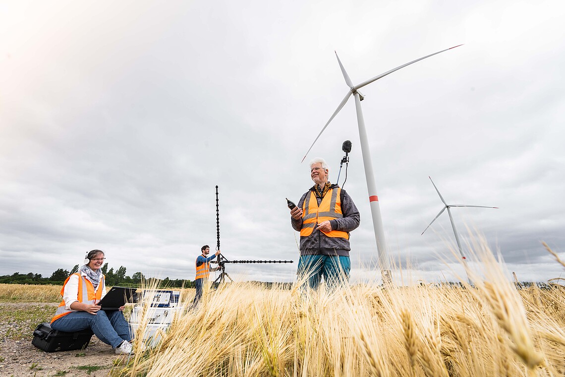 Akustische Messung Windpark Windenergieanlage