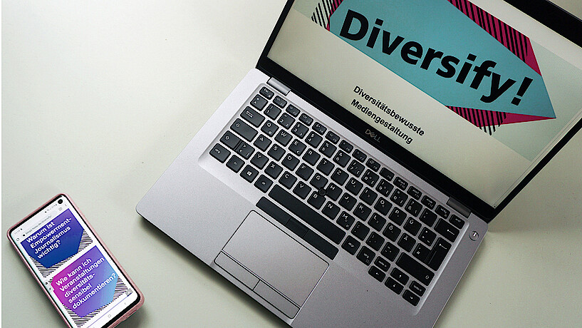 Die neue Website Diversify! zur diversitätsbewussten Mediengestaltung 