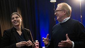 Carolin Liedtke (links) und Roland Greule 