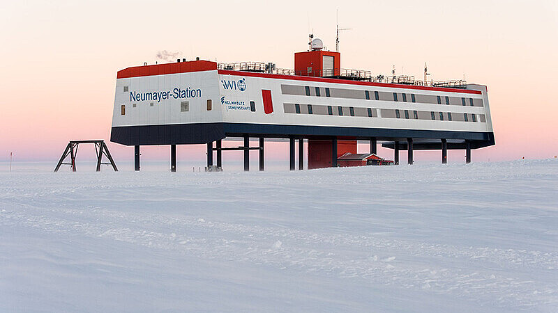 Die deutsche Antarktis-Forschungsstation Neumayer-Station III
