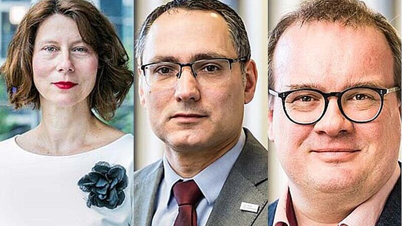Prof. Dr. Uta Gaidys, Prof. Dr. Thomas Kletschkowski und Prof. Dr. Enno Stöver im Porträt