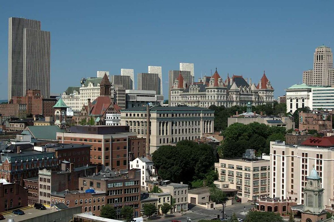 City of Albany skyline