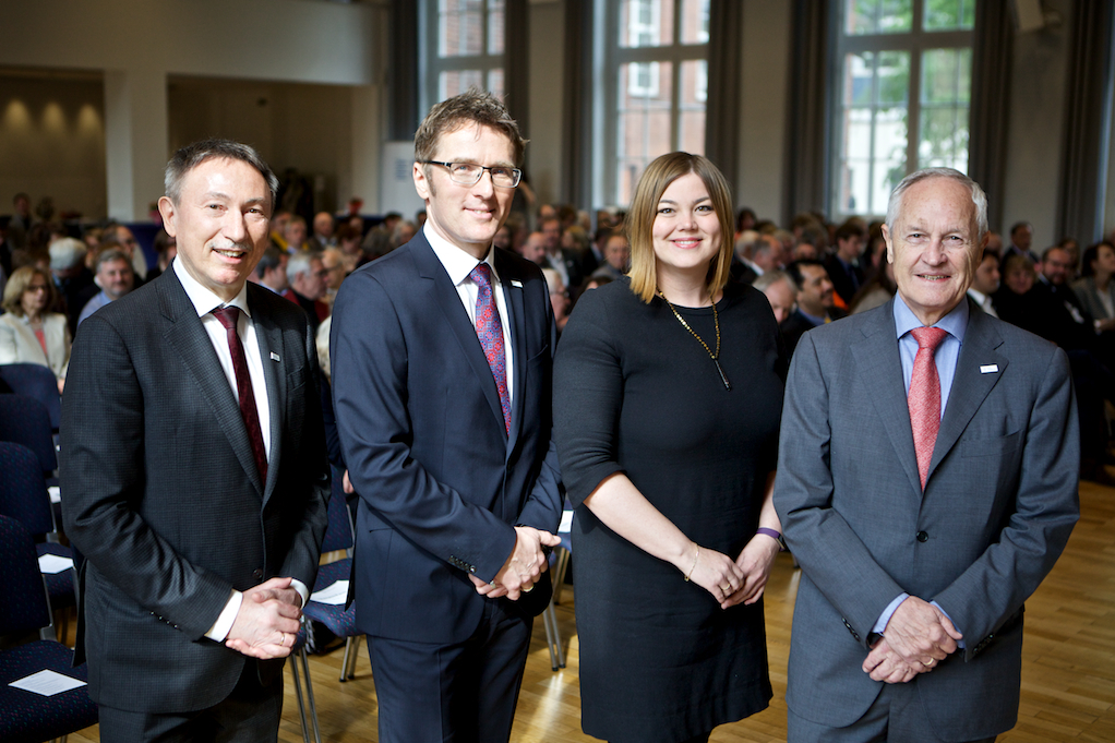 2017 - Der neue Präsident der HAW Hamburg Dr. Micha Teuscher bei seiner Amtseinführung im Mai.