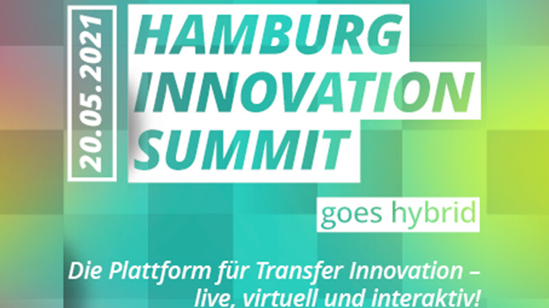 Plakat des Hamburg Innovation Summit mit Schriftzug