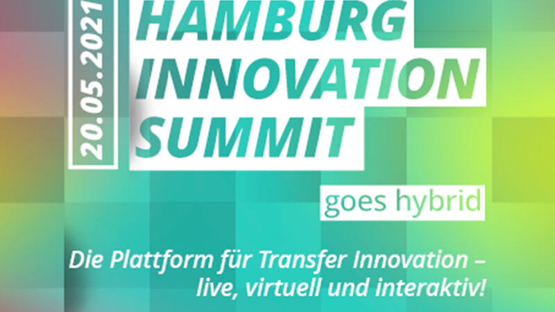 Plakat des Hamburg Innovation Summit mit Schriftzug