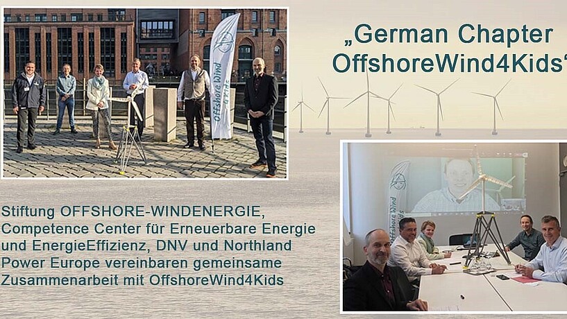 Bei Kindern und Jugendliche die Neugierde für Offshore Windanlagen wecken