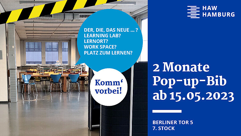 Plakat für die Pop-up-Bib