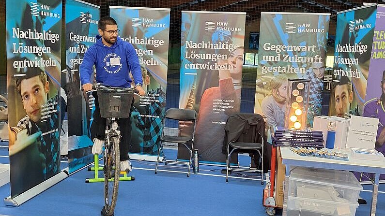 Messestand bei der Ausbildungsmesse in Reinbek 2025 