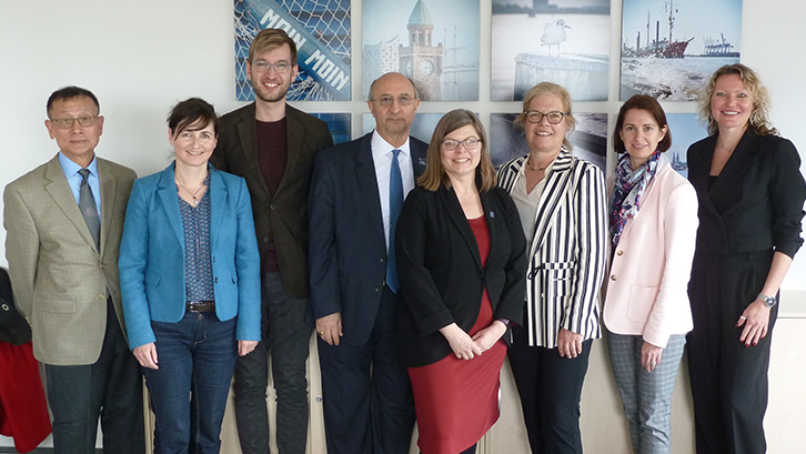 Group of professors and staff