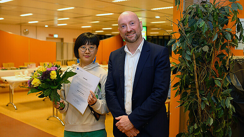 Daha Yeo und Prof. Dr. Peter Wulf