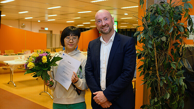 Daha Yeo und Prof. Dr. Peter Wulf