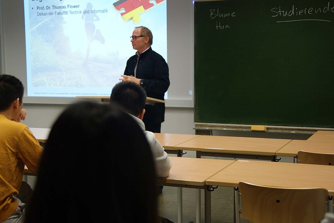 Shanghai-Hamburg College Begrüßung