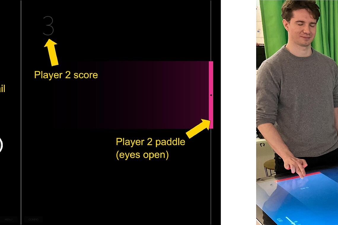 Touchtisch im Labor Smart Reality