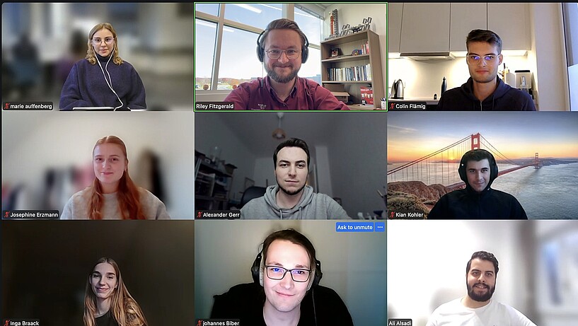 VT-Astromechanics Online Module 2025 Screenshot of Zoom session with students