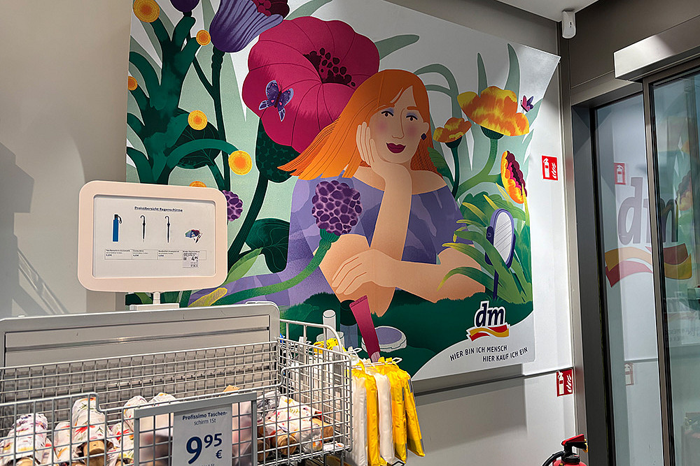 „Garden of Transformation“ – eine Kampagne beim drogeriemarkt dm im Frühjahr 2026. 