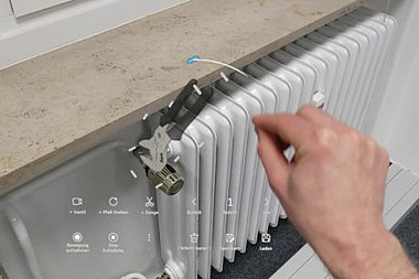 
                Hier sieht man die Oberfläche der App easyARguide
            