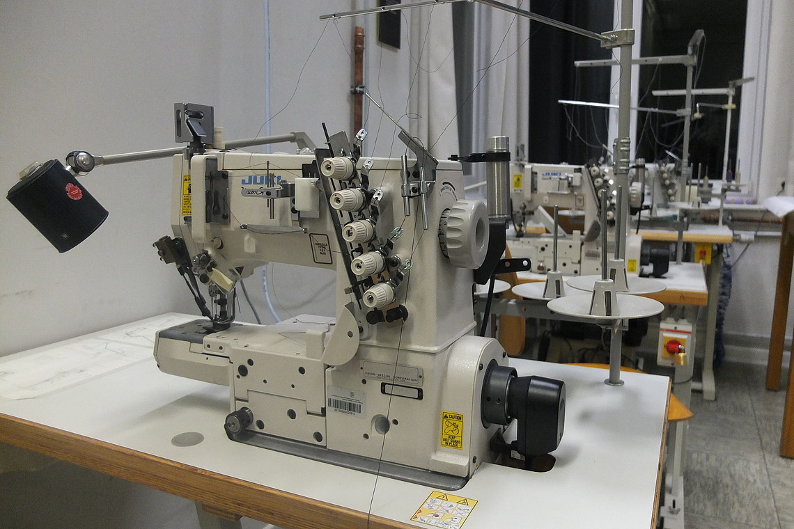 Sewing machines at the 2019 Armgartstraße Campus tour