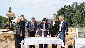 Grundsteinlegung DZS