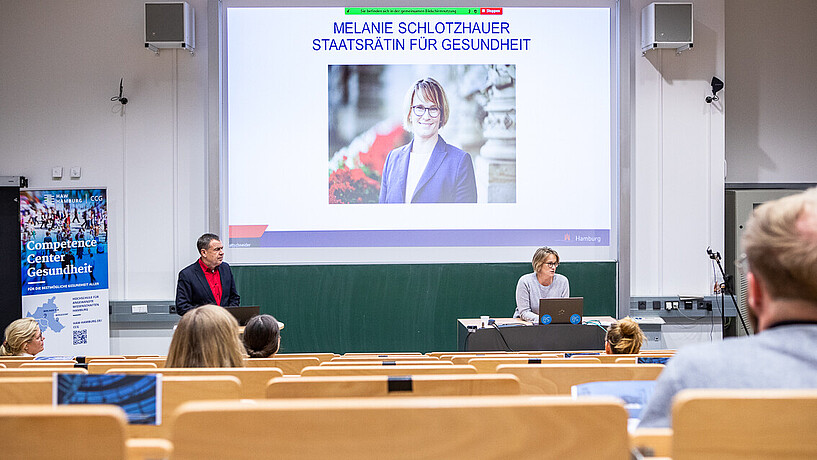 CCG-Ringvorlesung mit der Staatsrätin für Gesundheit, Melanie Schlotzhauer