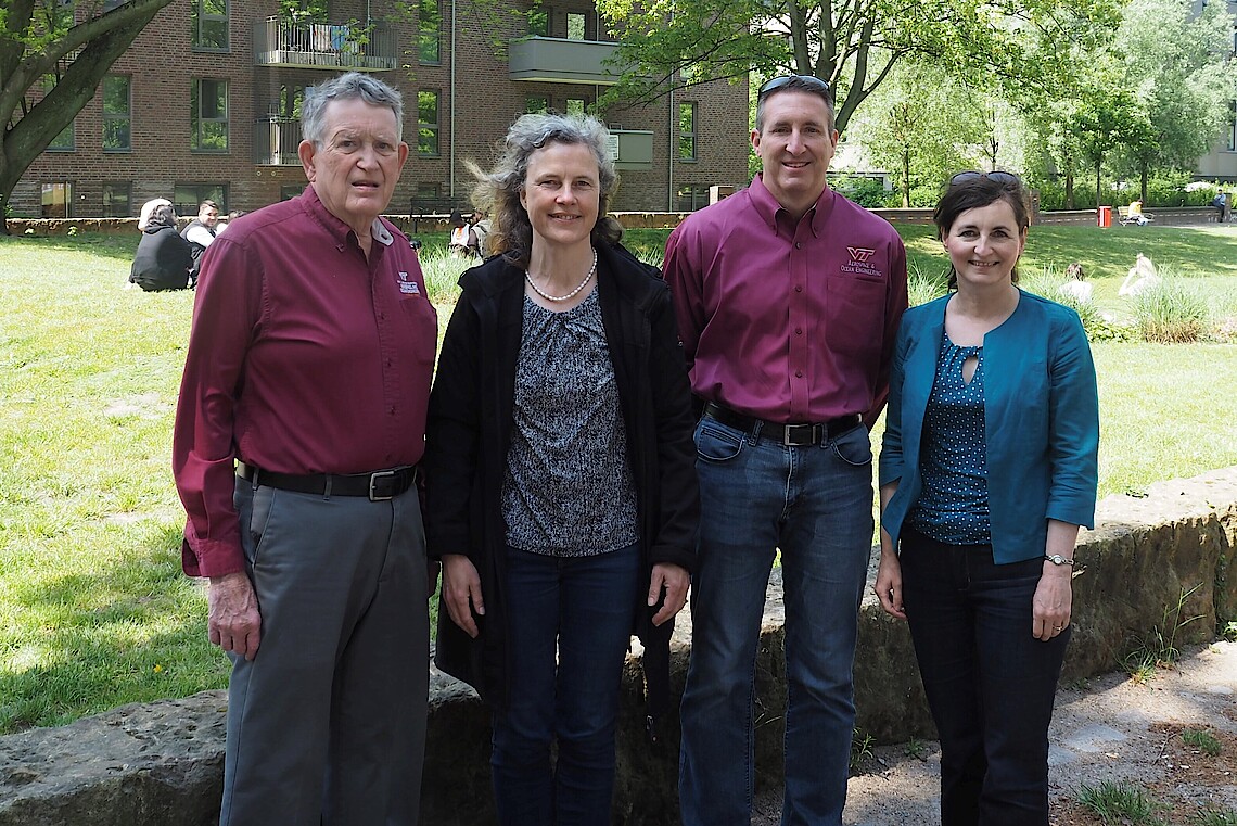 Group of professors and staff