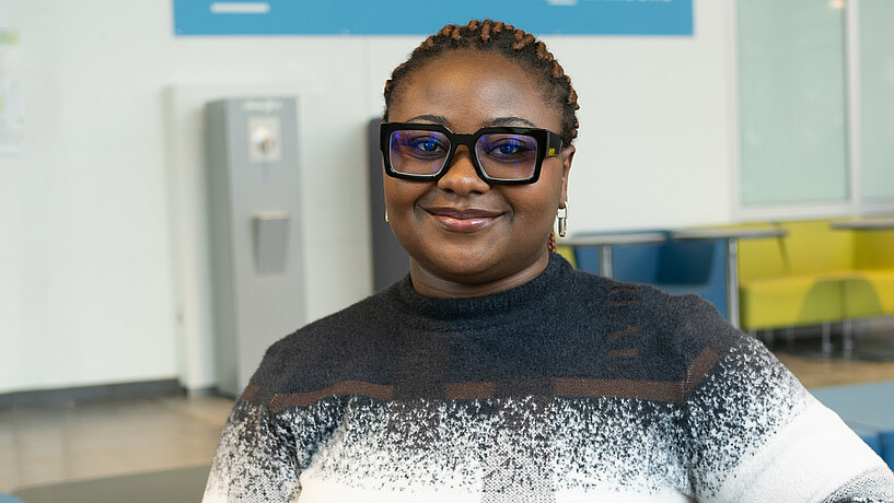 Afrikanische Studentin 