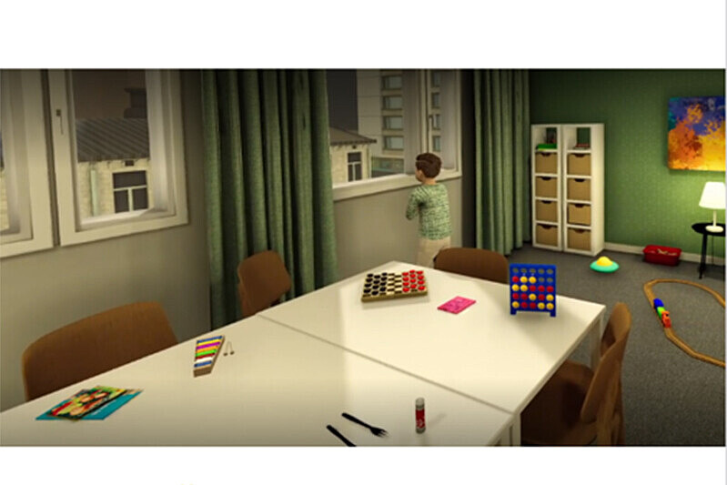 Simulation aus dem Deeskalationstraining