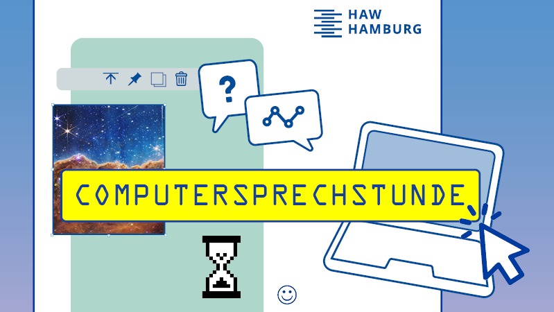 Computersprechstunde im HIBS LC Dekoratives Bild