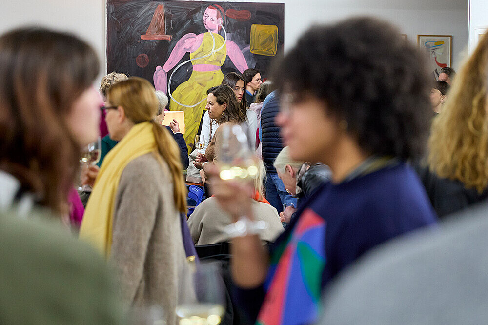 Besucher*innen am Auftaktabend 2025 