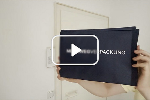 
                Thumbnail zum Video: Wiederverwendbare Versandtaschen. Für Weiterleitung zu Vimeo klicken.
            