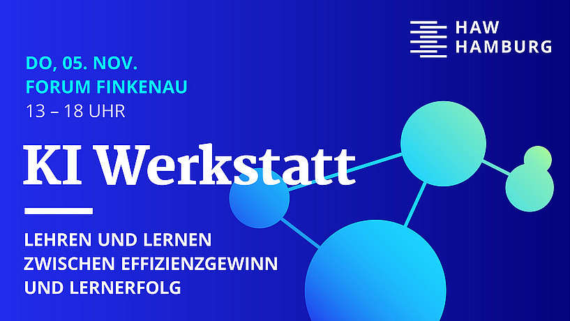 KI-Werkstatt Poster von der KI-Werkstatt am 5.11.2026, 13 -18 Uhr