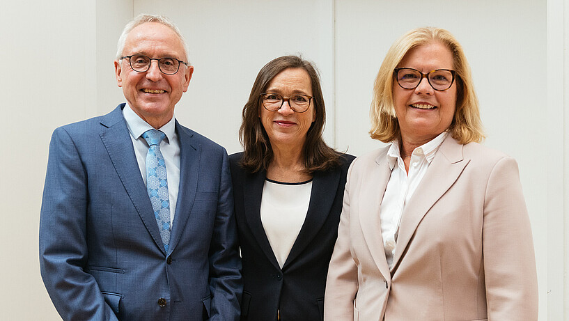 Lothar Dittmer, Eva Gümbel, Ute Lohrentz (v.l.n.r.). 