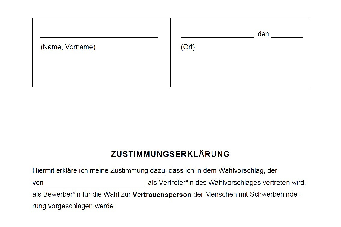 
                Zustimmung Vertrauensperson
            