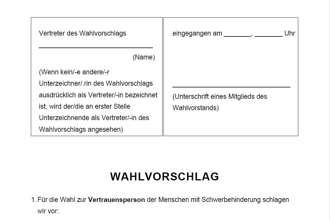 
                Wahlvorschlag 2026
            
