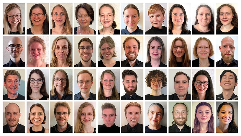 Porträts der Sänger*innen des Chors der HAW Hamburg