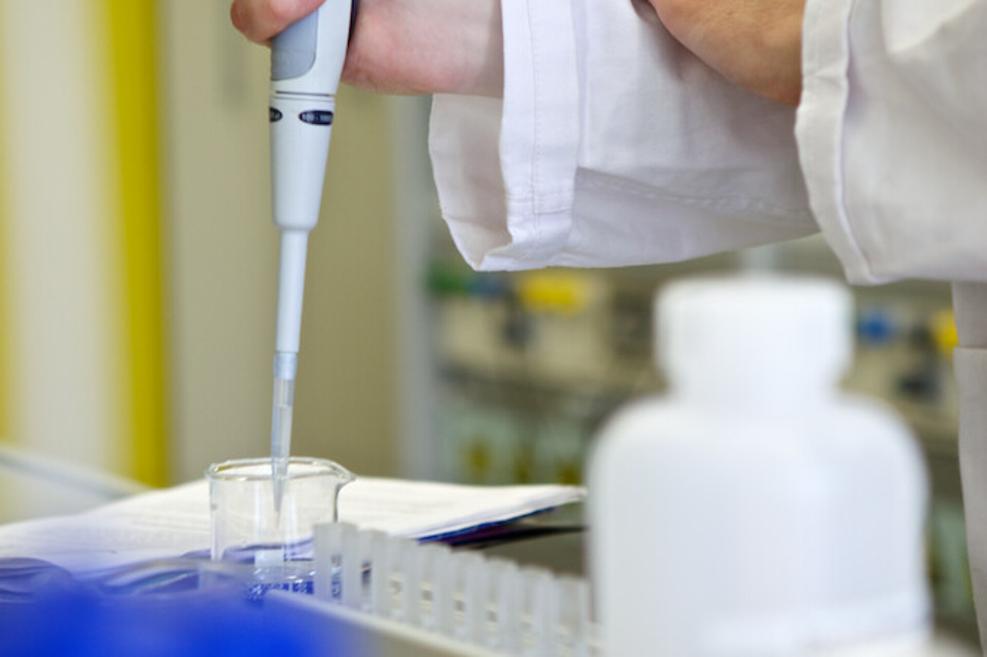 Laboruntersuchung im Labor für organische Chemie
