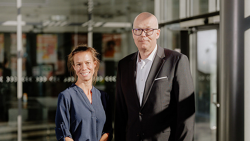 Prof. Dr. Frederike Masemann und Prof. Dr.-Ing. Axel Wagenitz