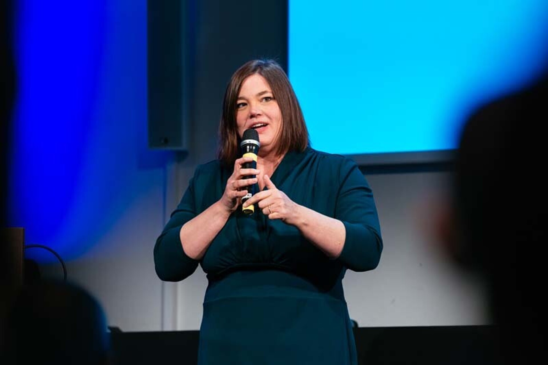 
                                                Die Umweltsenatorin Katarina Fegebank spricht
                                            