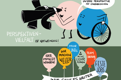 
                Hochschulbildung Inklusiv - Graphic Recording der Abschlusstagung - 9
            