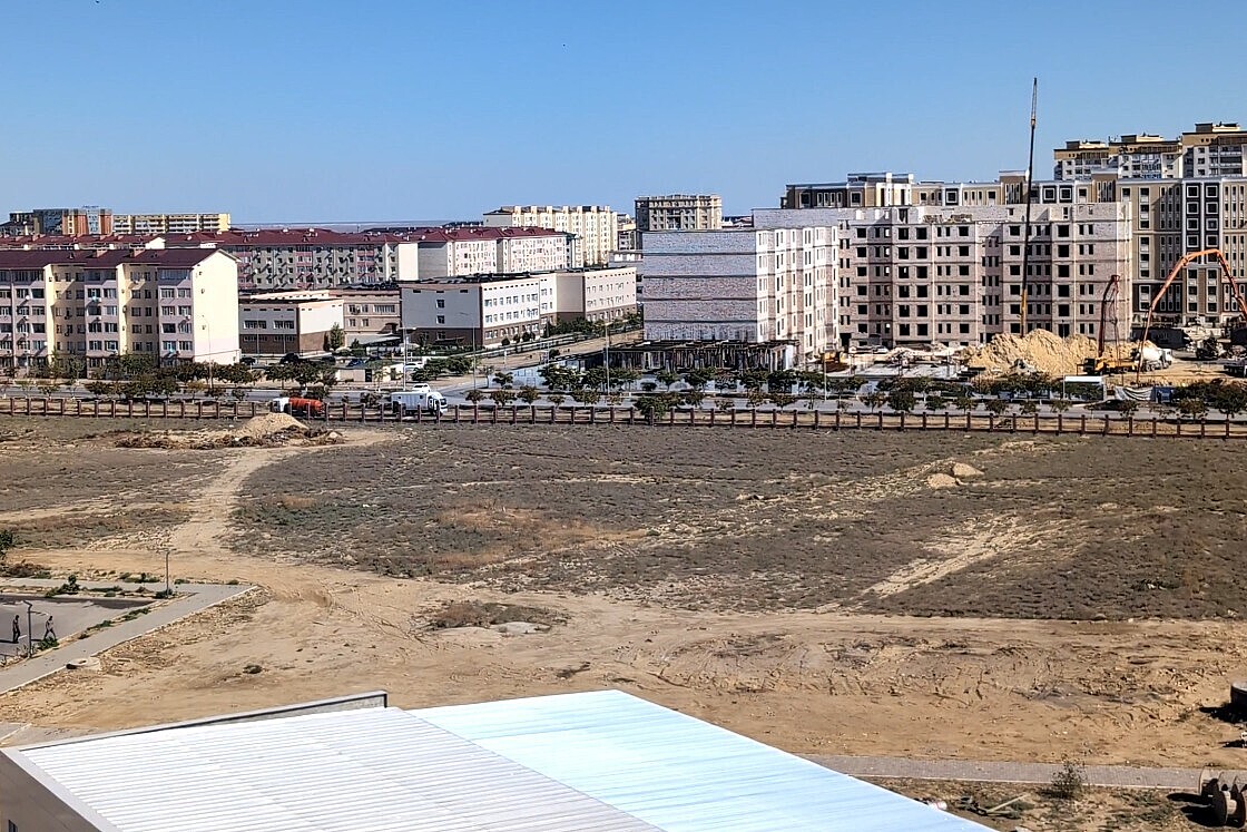 Blick über die Stadt Aktau