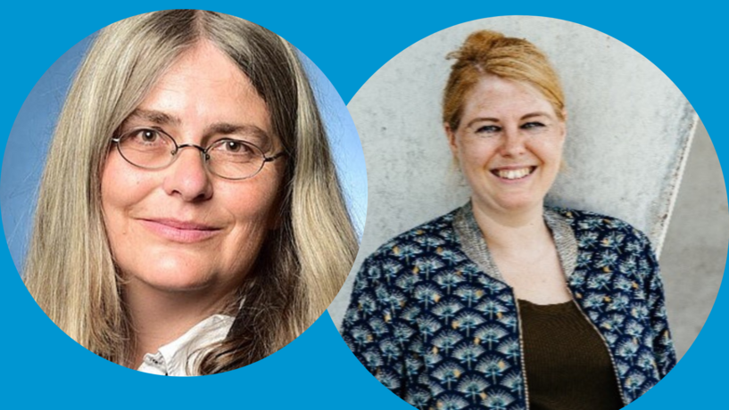 Das Bild zeigt die zentralen Gleichstellungsbeauftragten und Professorinnen der HAW Hamburg Hanna Klimpe und Julia Neumann-Szyszka.